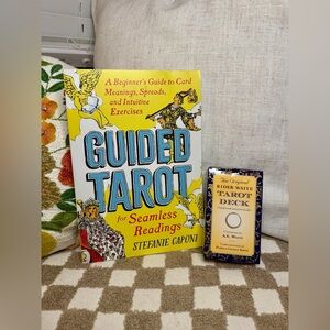 Guided Tarot Book & Rider Waite Tarot Deck